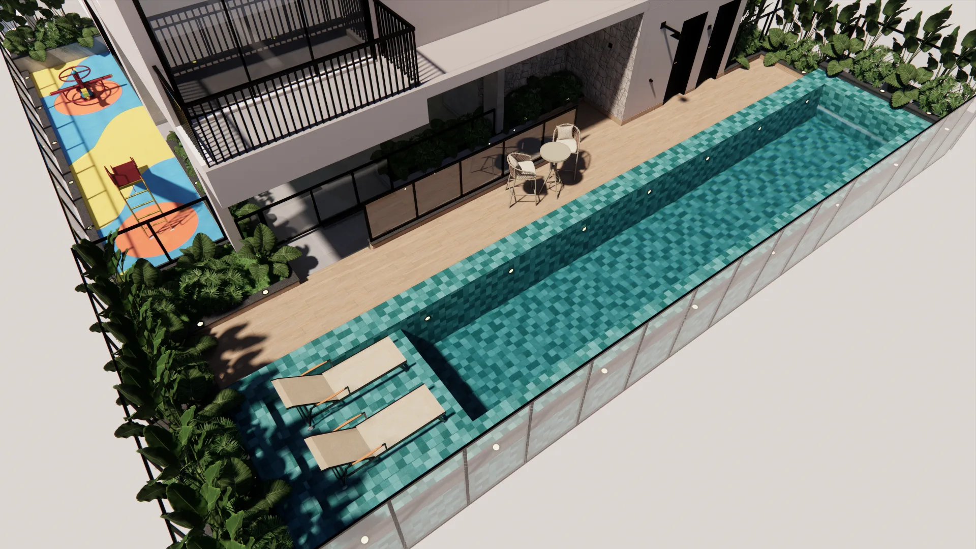 Espaço de Lazer com Piscina, Salão de Jogos e Playground — imagem 3