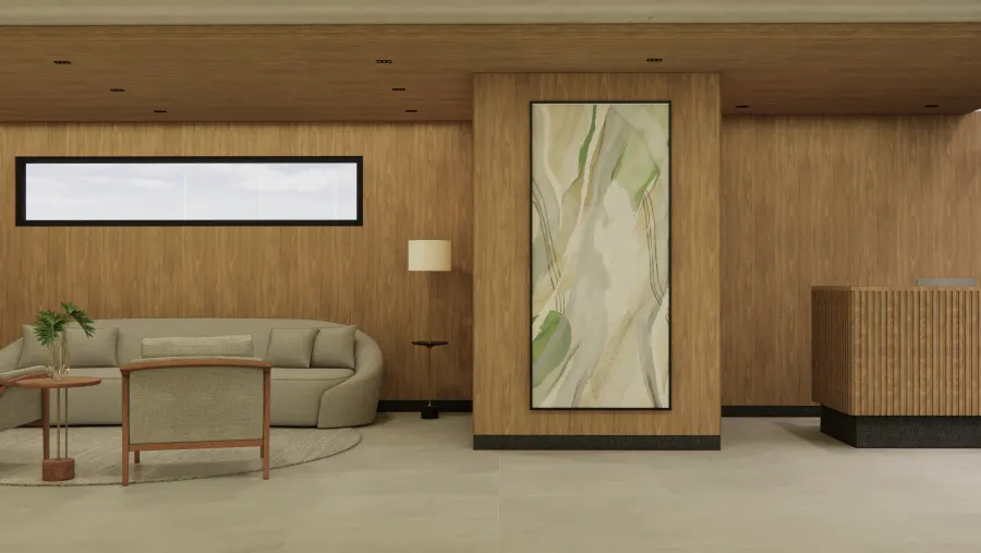 Hall de Entrada e Lounge Zen