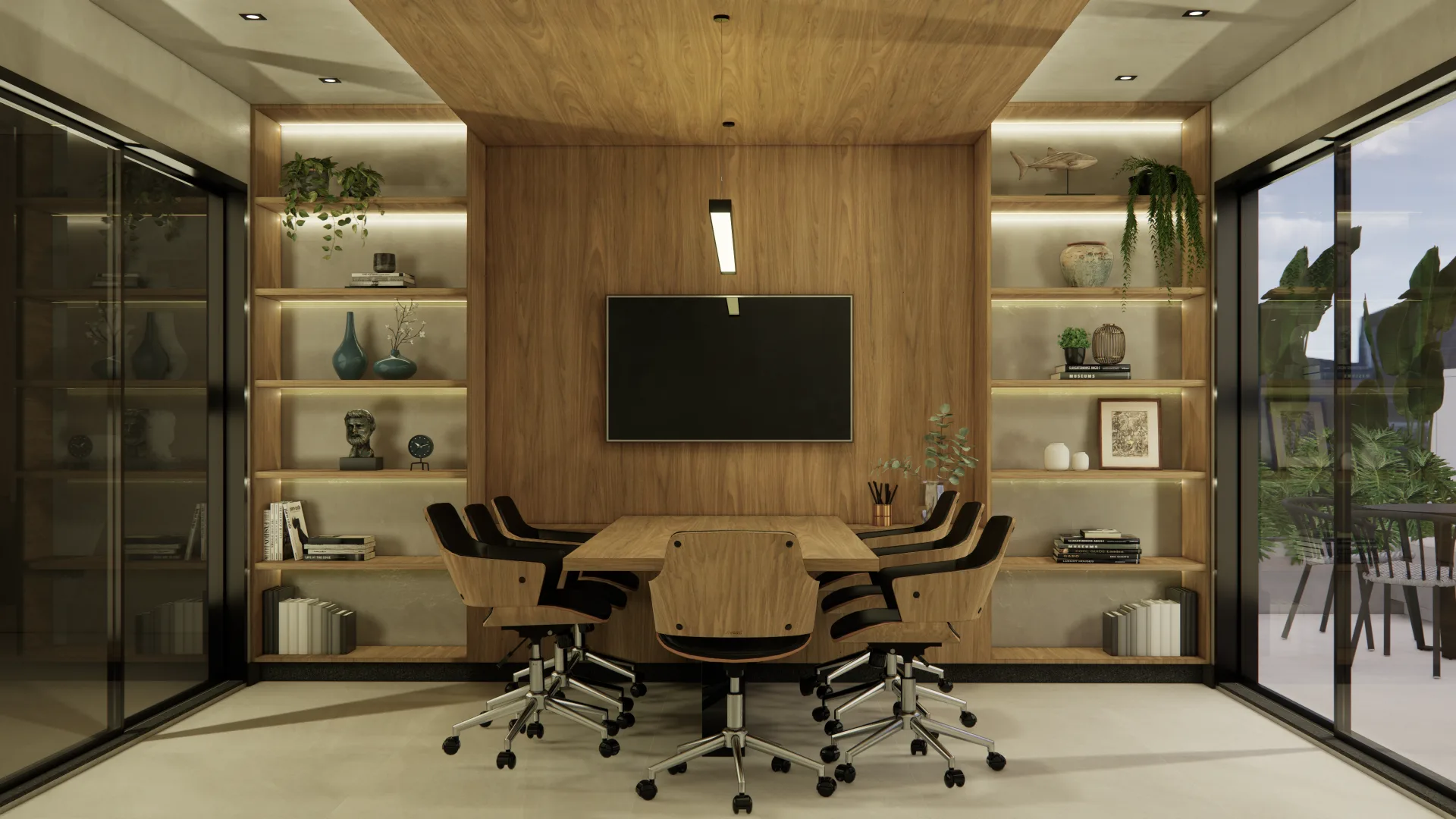 Home Office com Varanda Gourmet — imagem 3