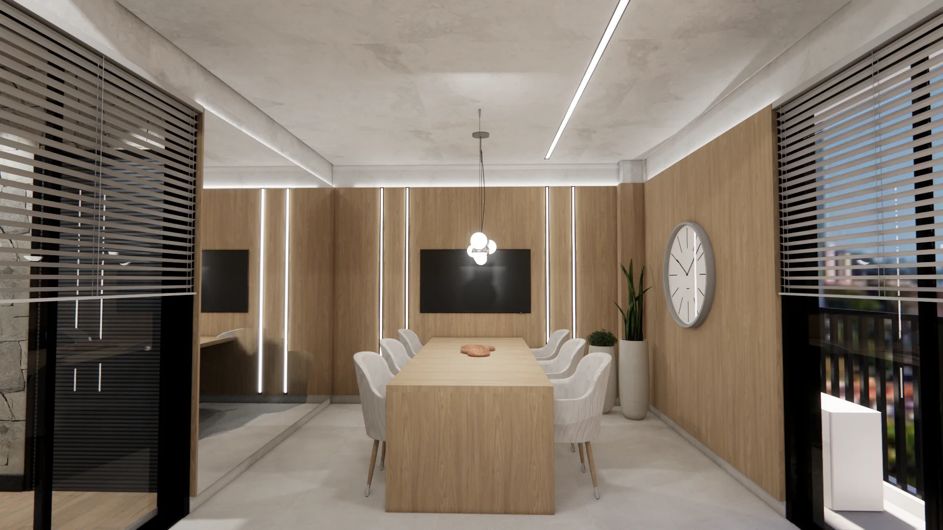 Living Integrado com Marcenaria em Madeira — imagem 3